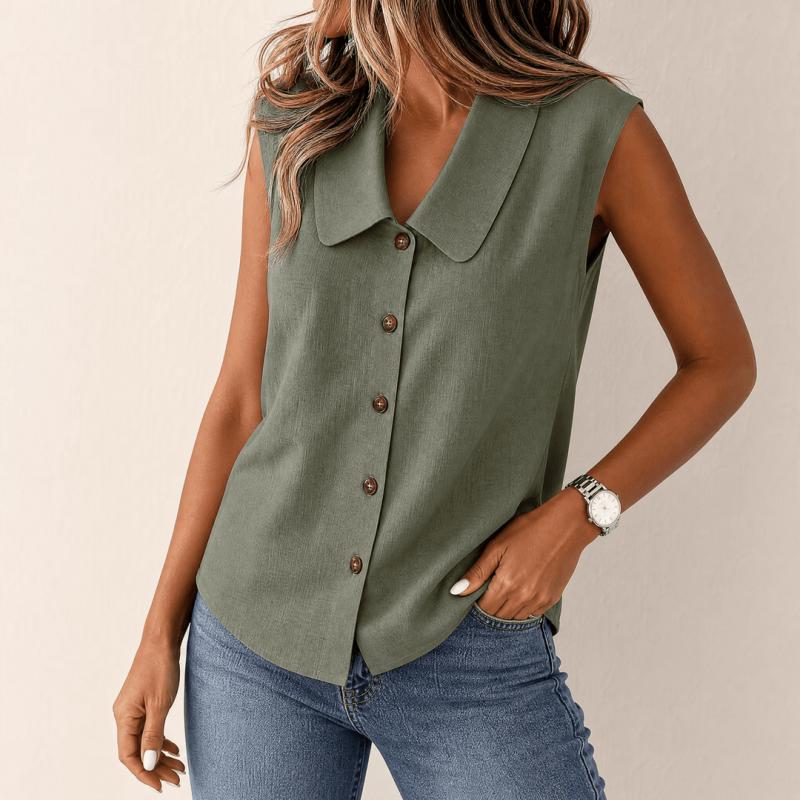 Cynthia | Bluză Confortabilă cu Guler