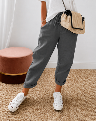 Linae Pantaloni Casual Relaxați