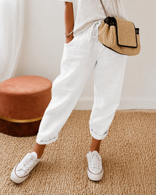 Linae Pantaloni Casual Relaxați
