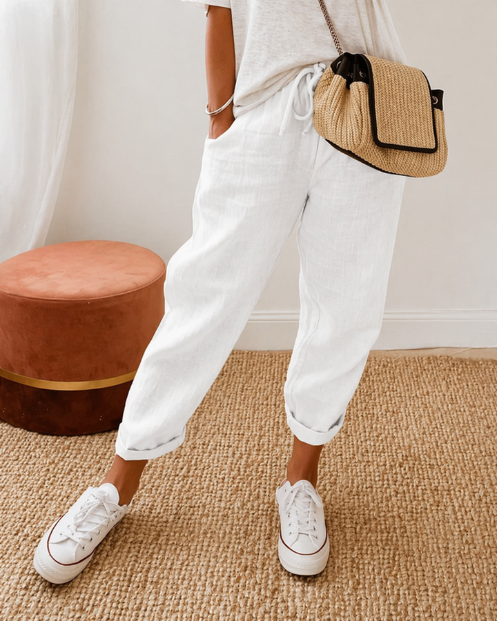 Linae Pantaloni Casual Relaxați