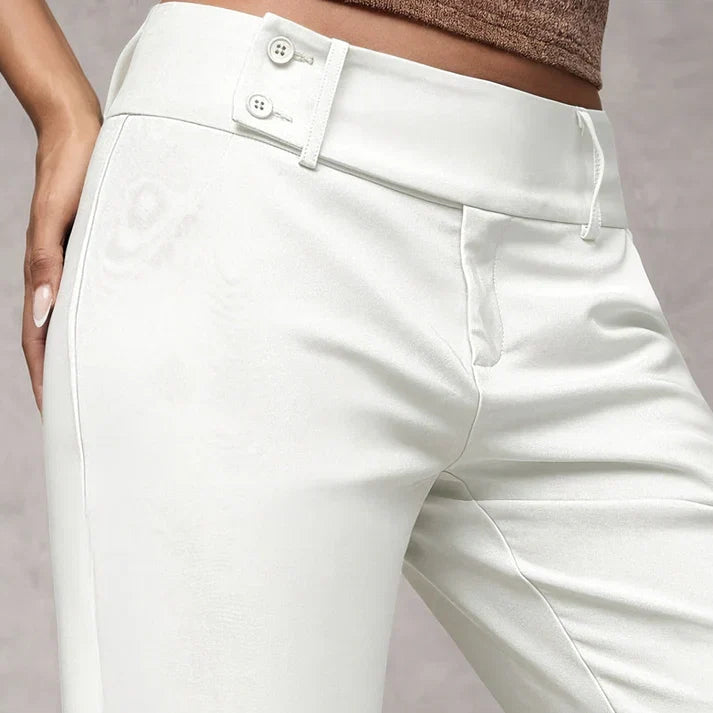 Sanne™ | Elegante Wijde Pijp Broek